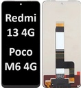 PANTALLA COMPLETA X REDMI 12 4G, 5G/ REDMI 13/ REDMI 13 5G/ POCO M6 PRO 5G/ POCO M6 4G REDMI NOTE 12R ORIG