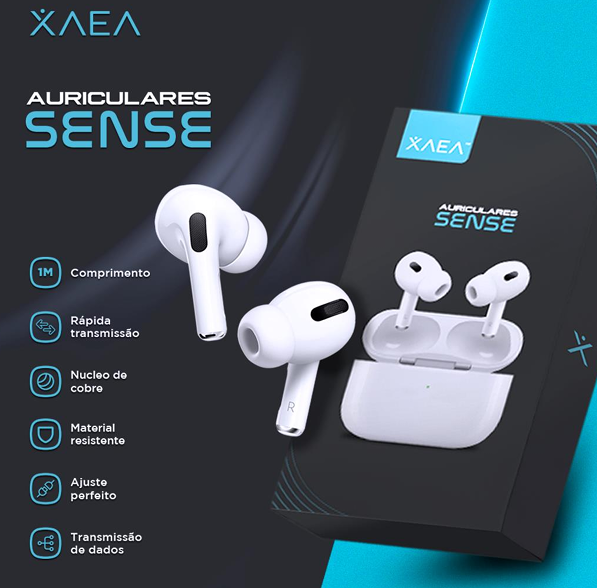FONE DE OUVIDO MODX-B02 - SENSE - TWS - XAEA - BRANCO