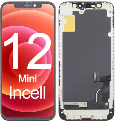 PANTALLA COMPLETA IP 12 MINI INCELL NEGRO