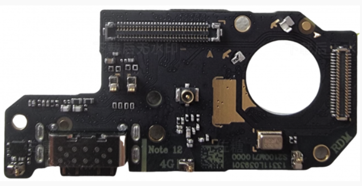 PLACA DE CONECTOR DE CARGA USB TIPO-C CON MICRÓFONO X REDMI NOTE 12 4G ORIG