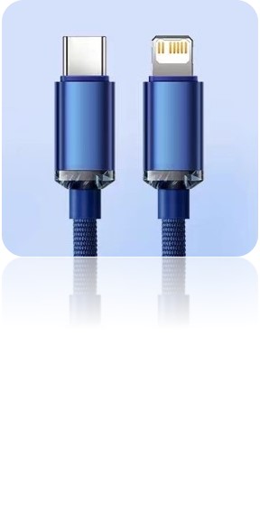 CABLE TIPO C - TIPO C MODX-097 - ATHENEA - XAEA - AZUL METAL
