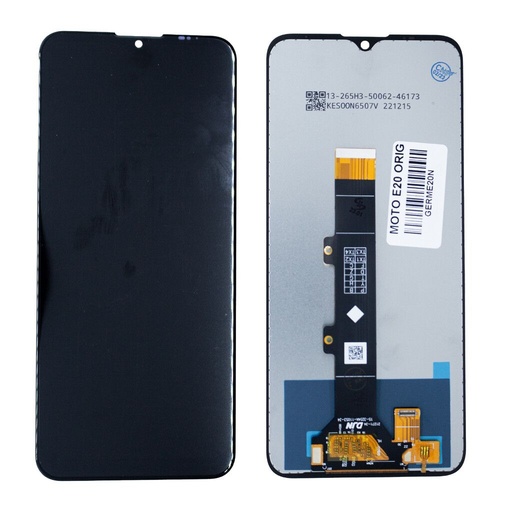 [9487] PANTALLA COMPLETA M G20 - XT2128 - NEGRO ORIG