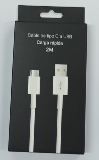 [CABM09B0523] USB CABLE MODM-B05 SO TYPE C 2MTS - MIXOR - WHITE