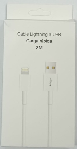 [CABM08B0523] USB CABLE MODM-B05 SO LIGHTNING 2MTS - MIXOR - WHITE